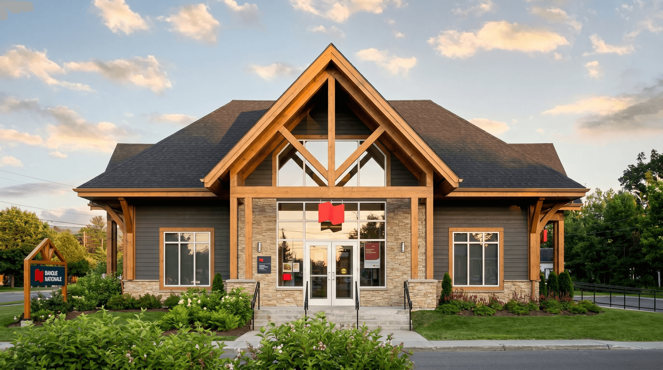 Stanford Properties Group — National Bank branch, Saint-Sauveur